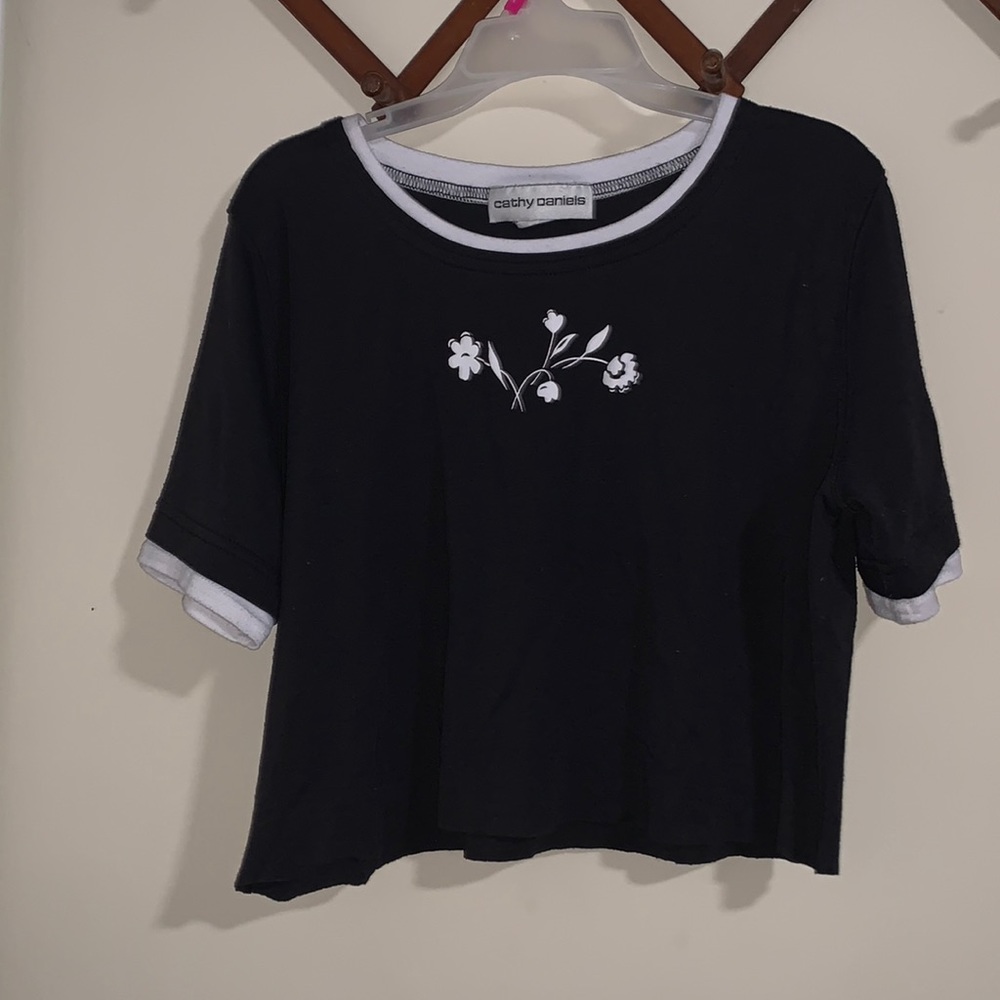 Thrifted Flower Crop Top